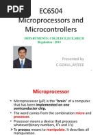 Download EC6504 Microprocessor and Microcontroller Lecture Notes All 5 Units by gokulchandru SN249838036 doc pdf