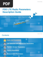 FDD LTE Radio Parameters Description Guide