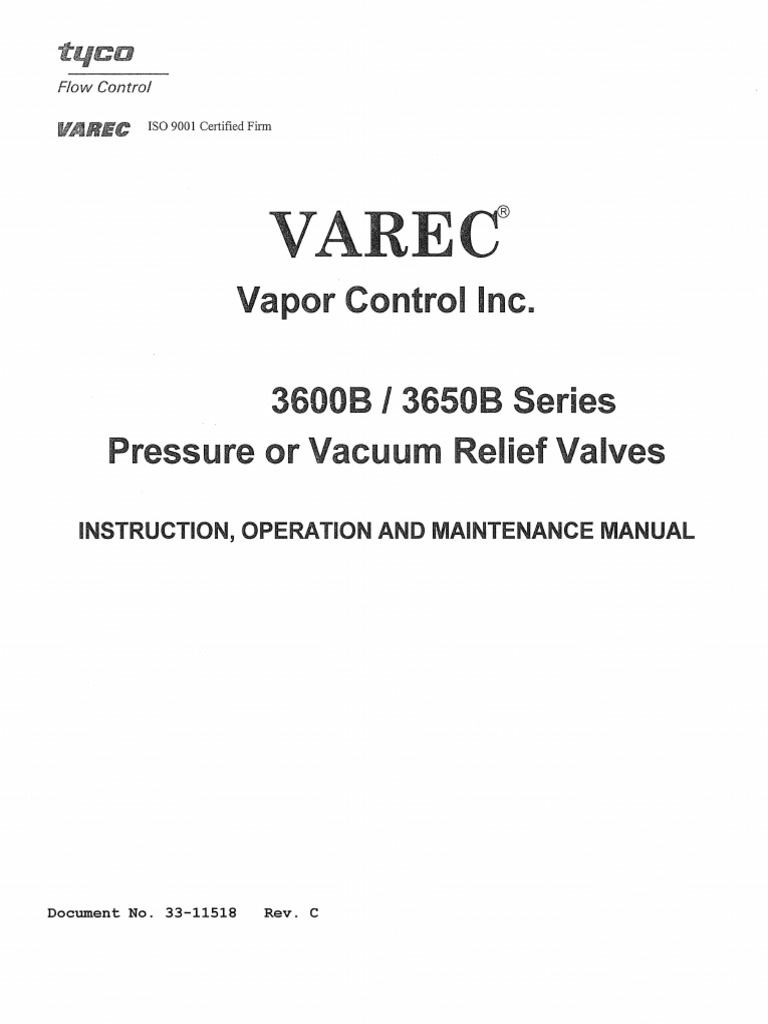 Varec 3650B 33-11518 | PDF