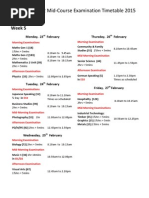 TAFE Queensland Timetable 2025 | PDF