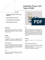938 Ds Hydraulic Power Unit Type Hv200
