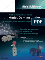 Domino - Junior - Solenoid 3 Way Pilot Operated, Spring Return