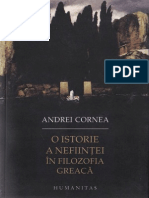 Andrei Cornea-O Istorie A Nefiintei in Filozofia Greaca