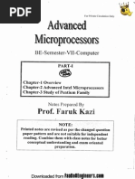 Advanced Microprocessors (SEM - VII) Comp PDF