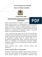 Kuuza Hisa Za TanzaniteOne Raia Mwema 10-16 Desemba, 2016.