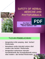 Safety of Herbal Medicine