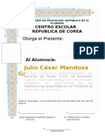 Diploma para Colegio