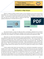 Maculopathy in High Myopia