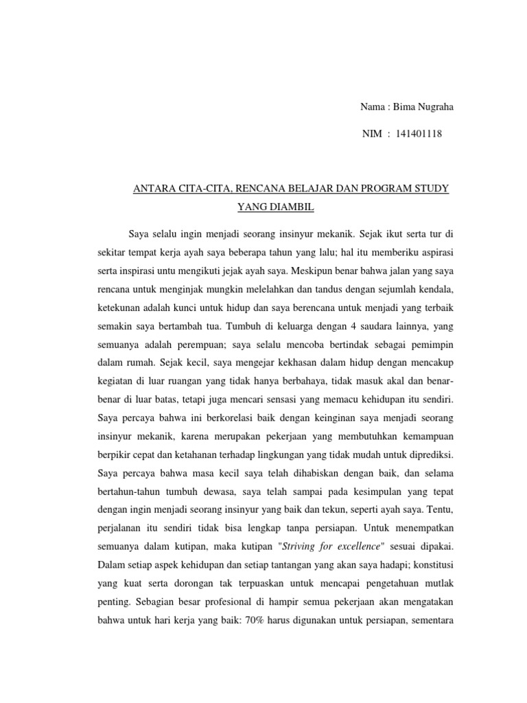 Contoh essay ospek ub 05 image