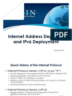 Internet Address Depletion and IPv6 Deployment