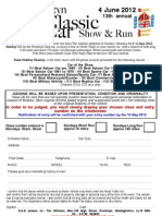 Entry Form 2011