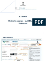 E-Tutorial - Online Correction - Add Challan To Statement