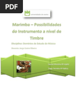 Marimba - Possibilidades Do Instrumento a Nível de Timbre