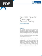 Business Case For Outsourcing Product Testing