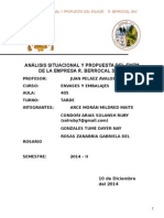 Análisis Situacional y Propuesta Del Enem de La Empresa R. Berrocal S.A.C