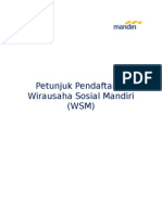 Panduan Registrasi WSM