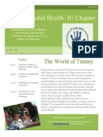 Timmy Global Health Summer Newsletter