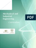 Mechanical and Industrial Engineering Curriculum