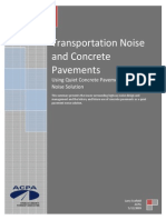 Transportation Noise and Concrete Pavements