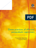 Effective Gradute Supervision