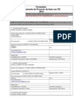 Formulario Proyectos de Aula Observaciones