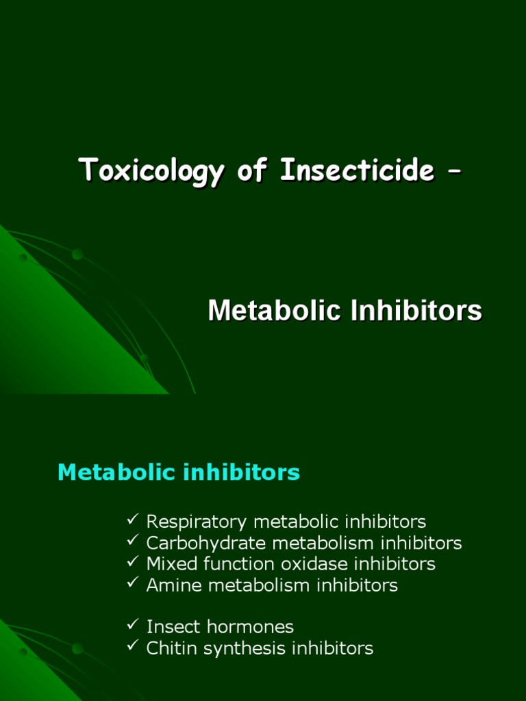 Insecticide Toxicology Overview | PDF | Arsenic | Adenosine Triphosphate