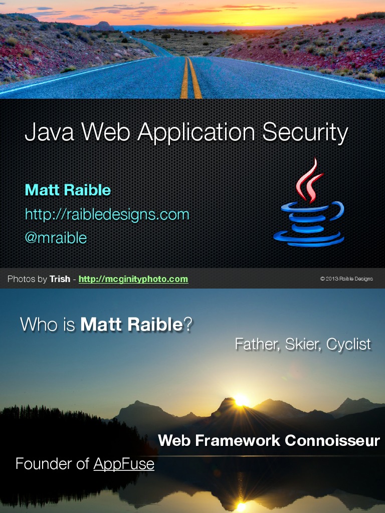 Java Web Application Security | PDF | Web Application | Java ...