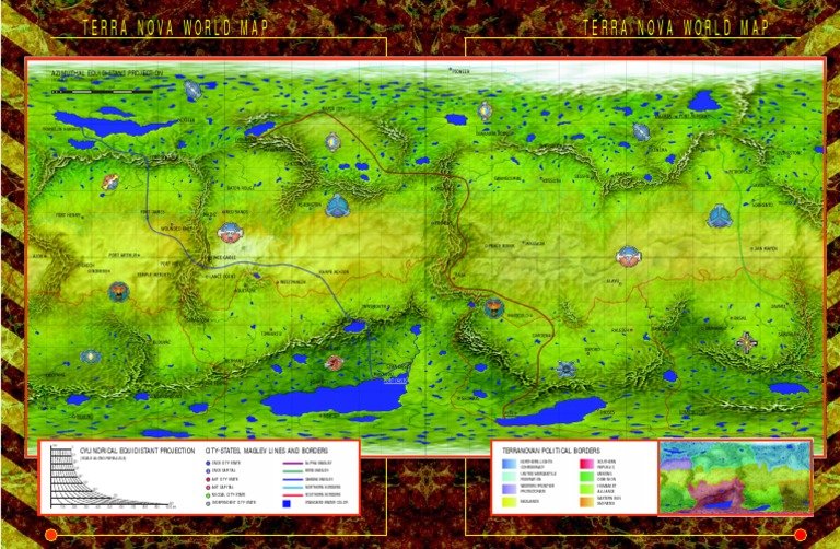 Terra Nova World Map Overview | PDF | Travel
