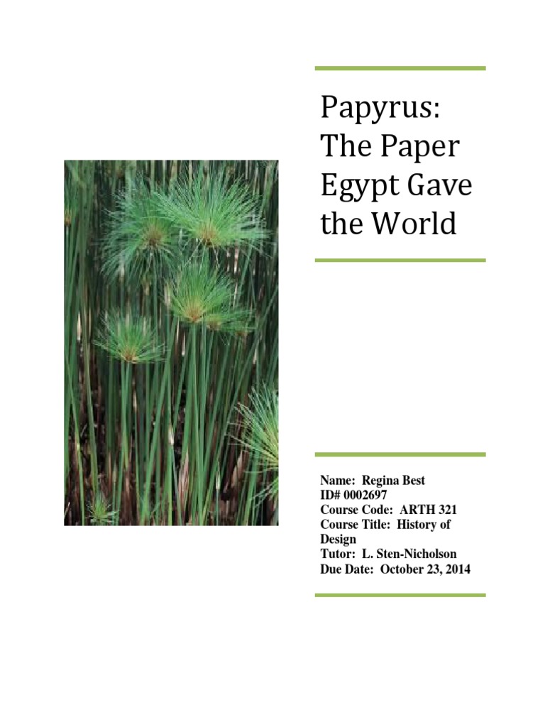 Making Papyrus in Ancient Egypt | PDF | Papyrus | Ancient Egypt