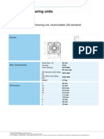 Self-Aligning Bearing Units: Cast Iron Square-Flanged Bearing Unit, Relubricatable (JIS Standard)