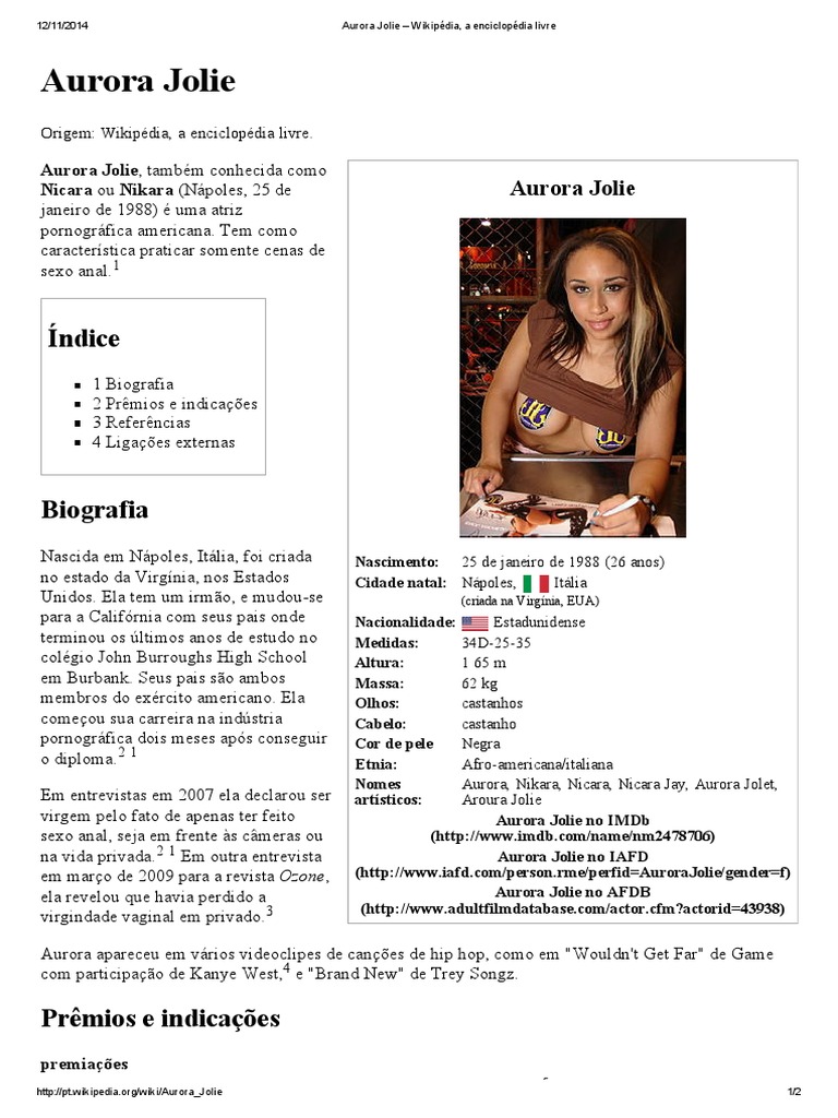 Aurora Jolie Wikipédia, A Enciclopédia Livre PDF Wikipedia Os