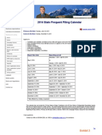 CCL Complaint - Exhibit 3_2014 State Frequent Filing Calendar