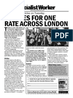 Vote Yes For One Rate Across London: Back The Arriva Strike On Tuesday..