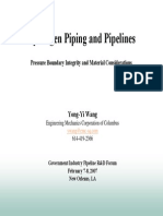 HydrogenPipingAndPipeline YongYiWang Distribution
