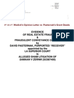 2007-12-17 Samaan V Zernik (SC087400) David Pasternak: Grant Deeds in Re: 320 South Peck Drive, Beverly Hills, CA 90212, Opined As Fraud by James Wedick Ss