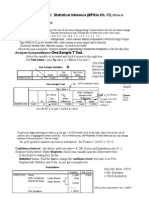 SPSS Notes OnesampleF11