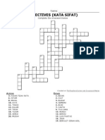 Adjectives (Kata Sifat) (Crossword Puzzle)