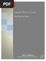 Comptia Net+ Lead2pass Study Guide