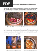A Long-Term Survival Guide - How To Make A Refrigerator