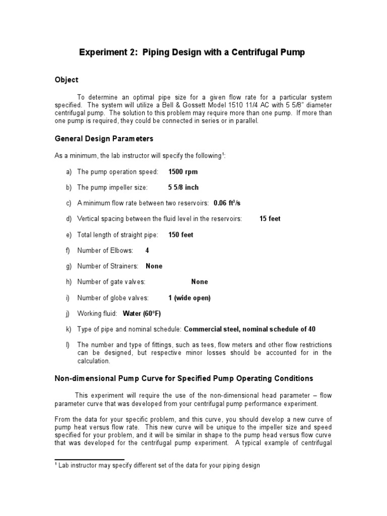 Centrifugal Pump Piping Design Analysis | PDF | Pump | Dynamics (Mechanics)
