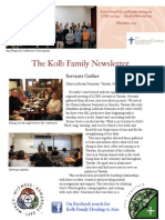 Kolb Family Newsletter November 2014