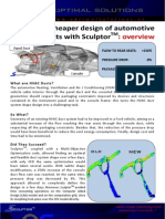 Automotive HVAC Optimization With Sculptor