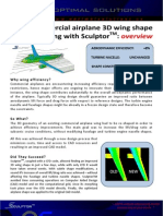 3D Wing-Shape Morphing With Sculptor