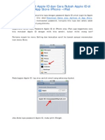 Lupa Password Apple ID Dan Cara Rubah Apple ID Di App Store Iphone PDF