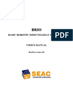 Basic Robotic Inmunoassay Operator User Manual