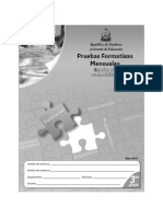 Prueba Formativa 3º ESP y MAT (2010)