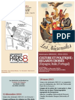 9j Seminaire Programme ERESCEC Colegio-2014-2015 Cultura Politica