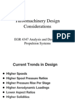 Lesson 14turbomachinery Design Considerations