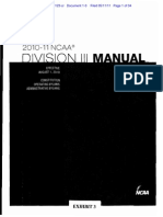 Ex 3: NCAA D3 Manual Excerpts (Aug 2010)