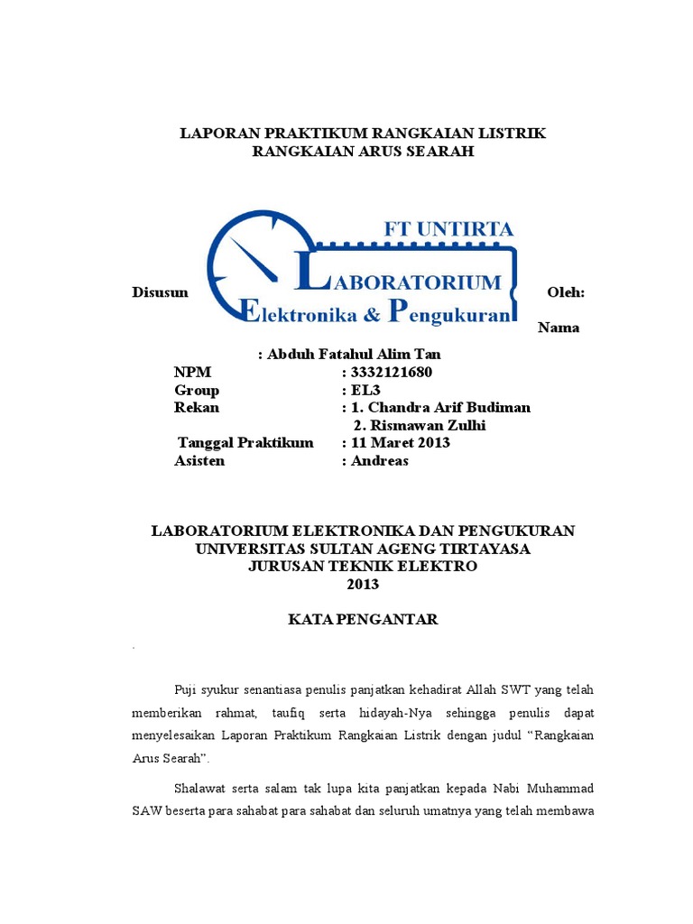 Rangkaian Arus Searah